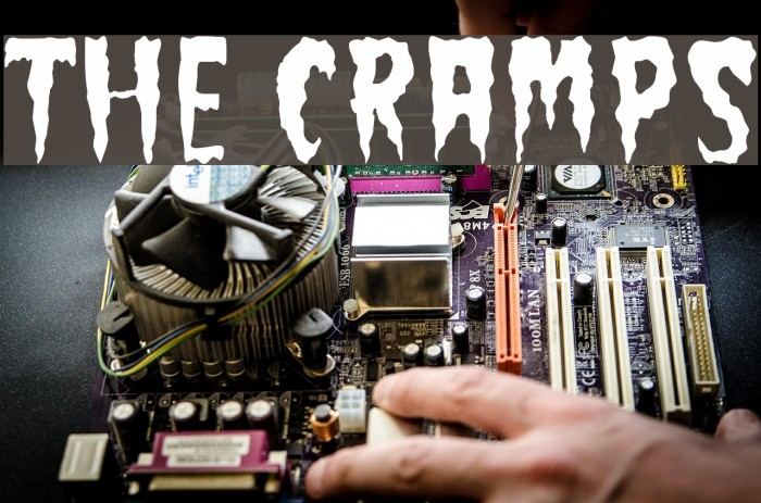 The Cramps Font examples