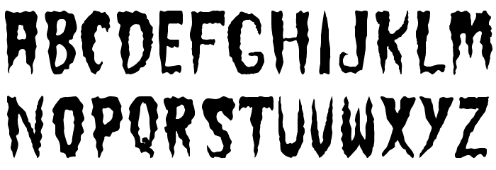 The Cramps Font LOWERCASE
