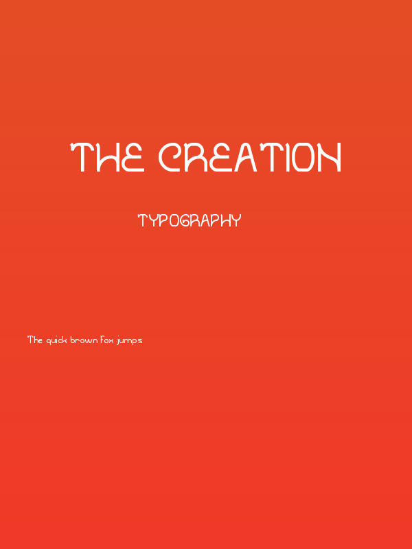 The Creation Poster