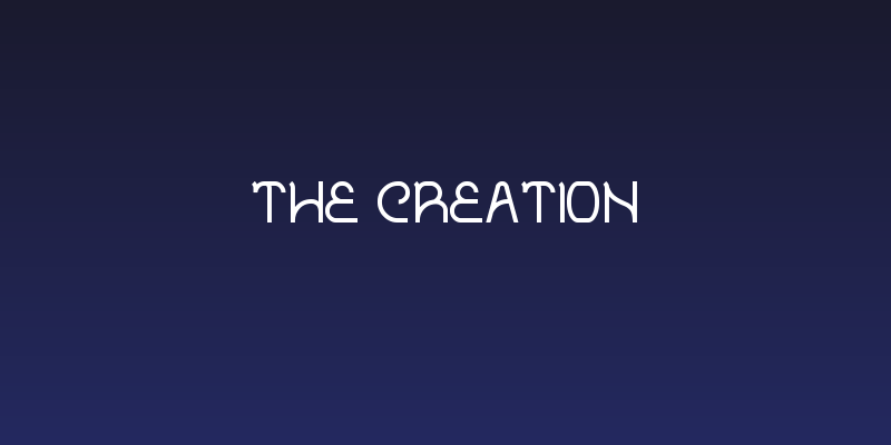 The Creation Social Header