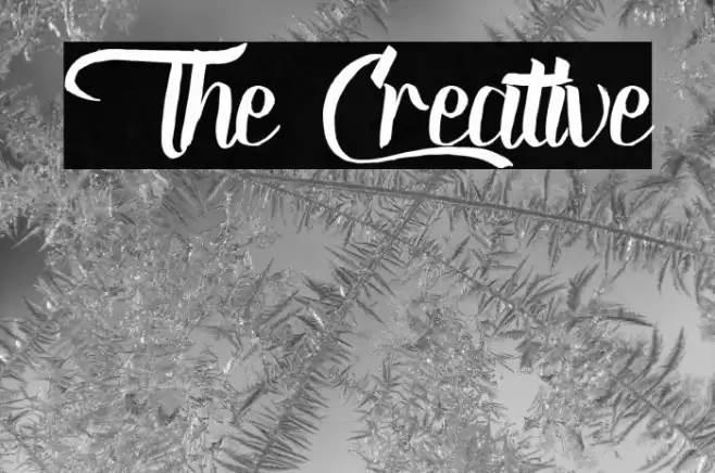 The Creative Font examples