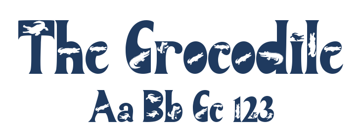The Crocodile Font Preview