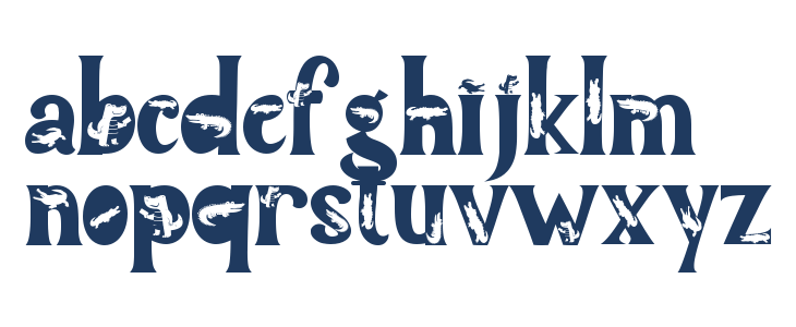 The Crocodile Lowercase