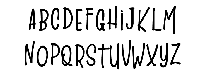 The Crost HorMenT Font LOWERCASE