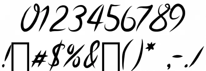 The Cuban Wrestler Regular Font OTHER CHARS