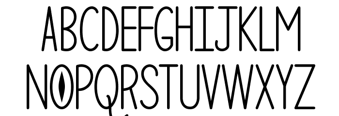 The Curious Cat Font LOWERCASE