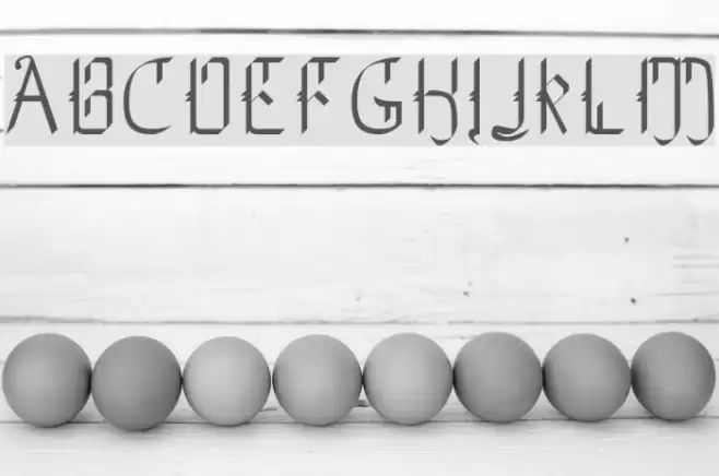 The Daily Blah Font examples