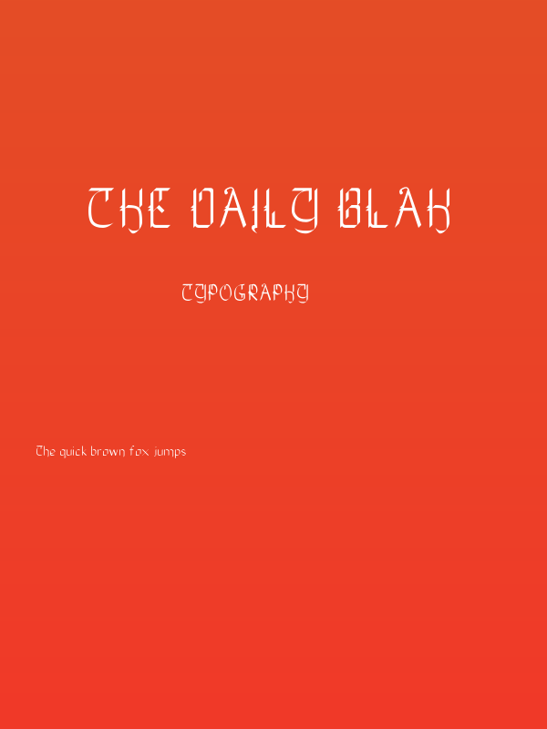 The Daily Blah Poster