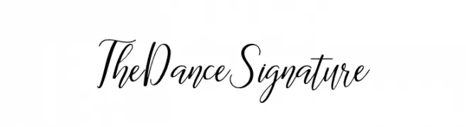 The Dance Signature  フリーフォントのダウンロード