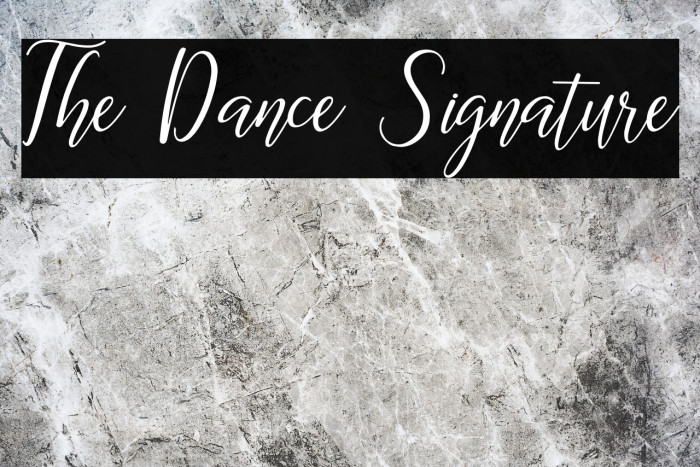The Dance Signature Polices examples