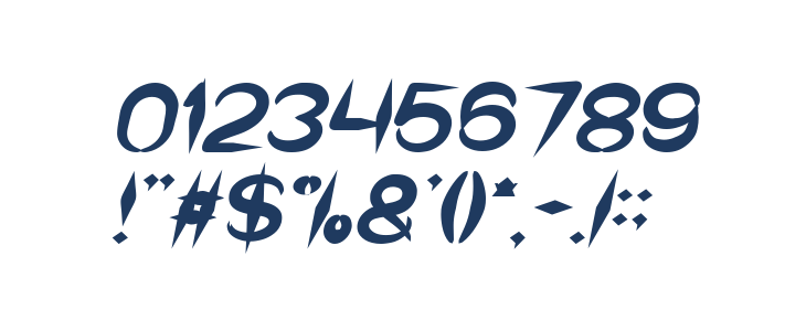 The Dark Knight Bold Italic Other Characters