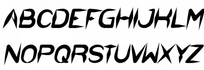 The Dark Knight Bold Italic Fonte MAIÚSCULAS