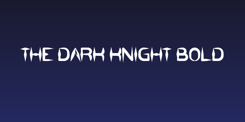 The Dark Knight Bold Social Header