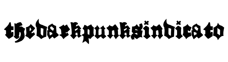 The Dark Punk Sindicato  Скачать бесплатные шрифты