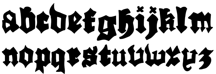 The Dark Punk Sindicato Шрифта ВЕРХНИЙ