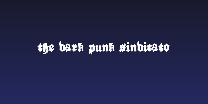 The Dark Punk Sindicato Social Header