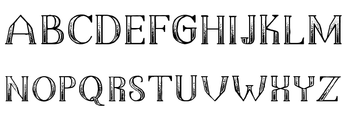The Dark Titan Classic Font LOWERCASE