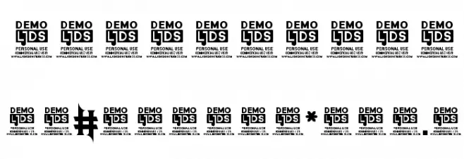 The Darkest Night Gothic Font OTHER CHARS