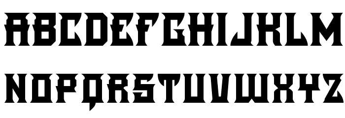 The Darkest Night Gothic Font LOWERCASE