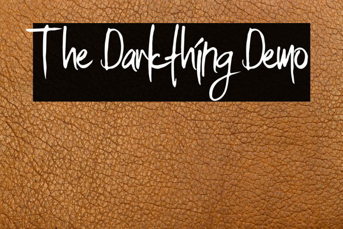 The Darkthing Demo Example 3