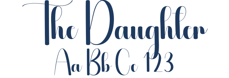 The Daughter Font Preview