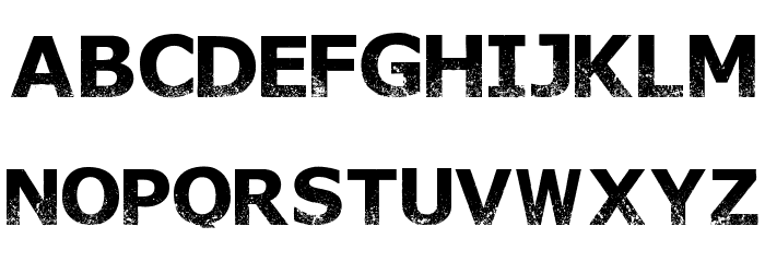 The Dead Are Coming Font LOWERCASE