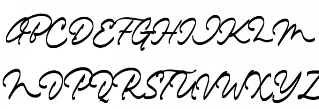 The Dear Schriftart Groß
