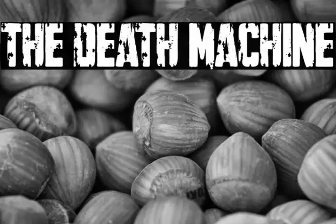 The Death Machine Font examples