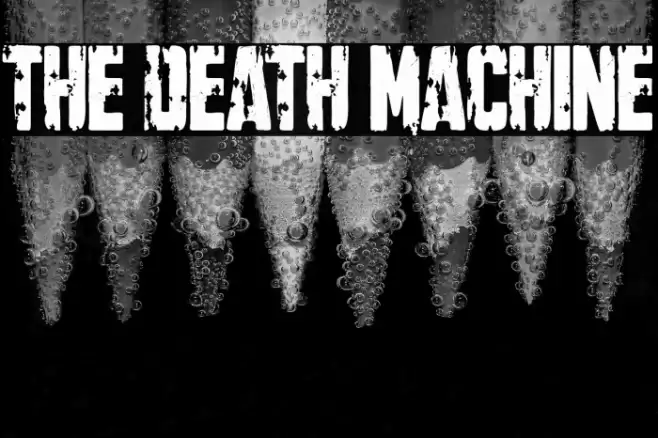 The Death Machine Font examples
