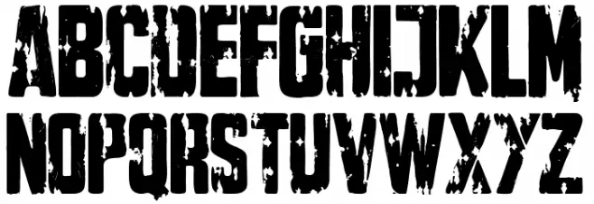 The Death Machine Font Litere mici