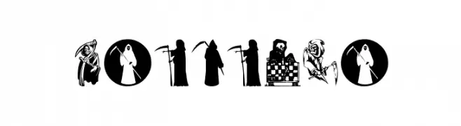 The Death  font caratteri gratis