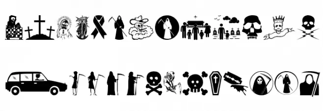 The Death Font Litere mici