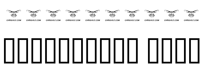 The Decompozed Regular Font OTHER CHARS