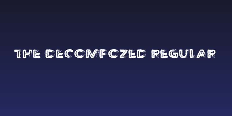 The Decompozed Regular Social Header