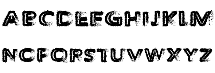 The Decompozed Regular Font LOWERCASE