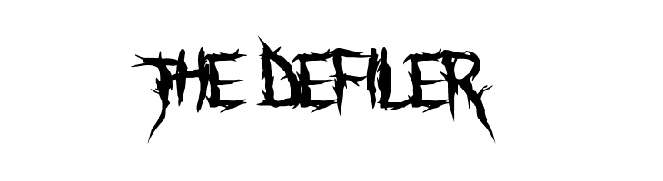 The Defiler Font