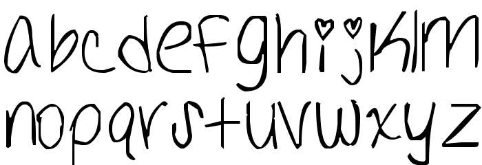 The Definition of Tabulous Font LOWERCASE