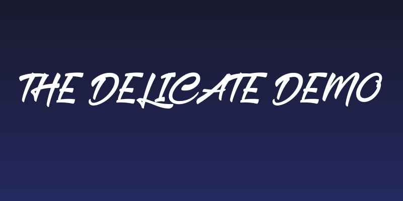 The Delicate DEMO Social Header
