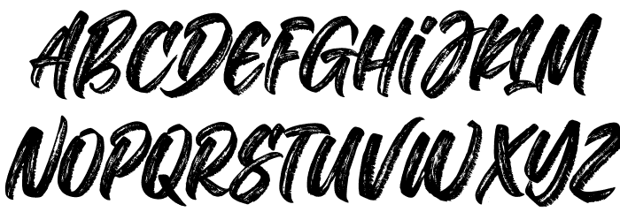 The Deliver Font LOWERCASE