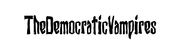 The Democratic Vampires  Fuentes Gratis Descargar
