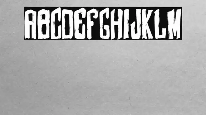 The Democratic Vampires Font examples