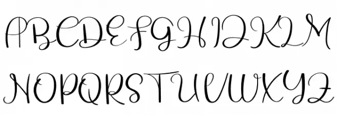 The Diamond Font UPPERCASE