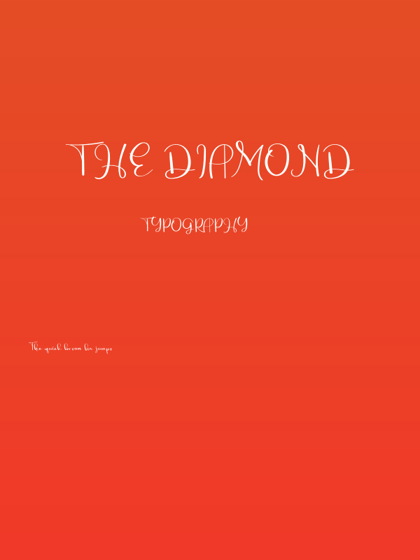 The Diamond Poster