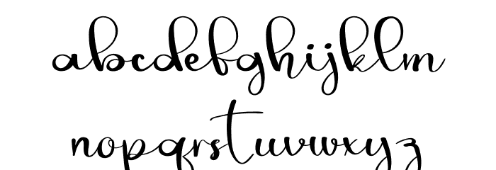 The Diamond Font LOWERCASE