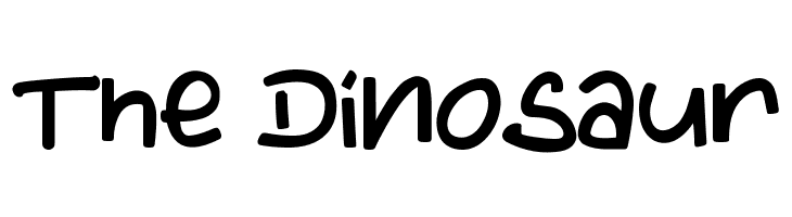 The Dinosaur Font - FFonts.net