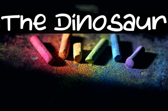 The Dinosaur Example 1