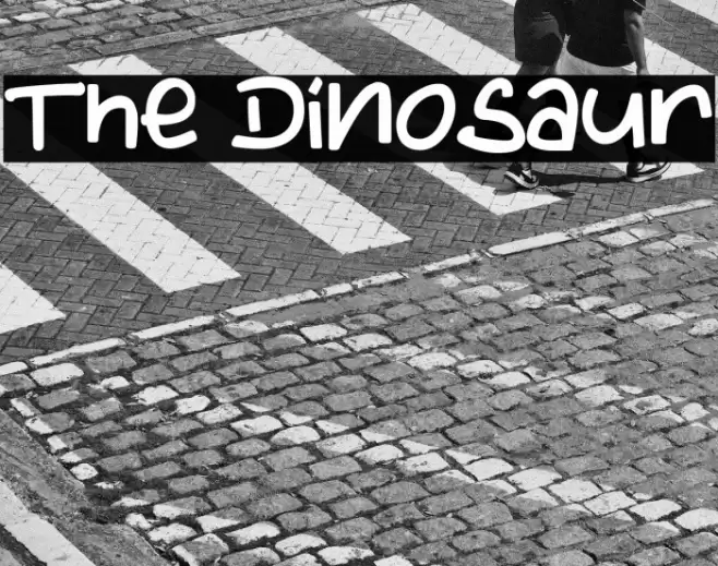 The Dinosaur Font examples