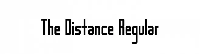 The Distance Regular  Fuentes Gratis Descargar