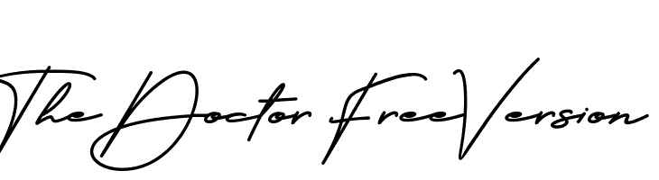 The Doctor FreeVersion  フリーフォントのダウンロード