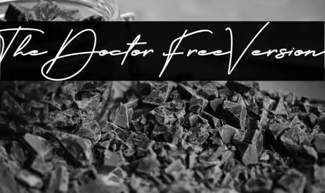 The Doctor FreeVersion Font examples